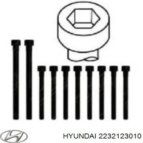Parafuso de cabeça de motor (CBC) Hyundai/Kia 2232123010 preço, a partir de 28,27 USD