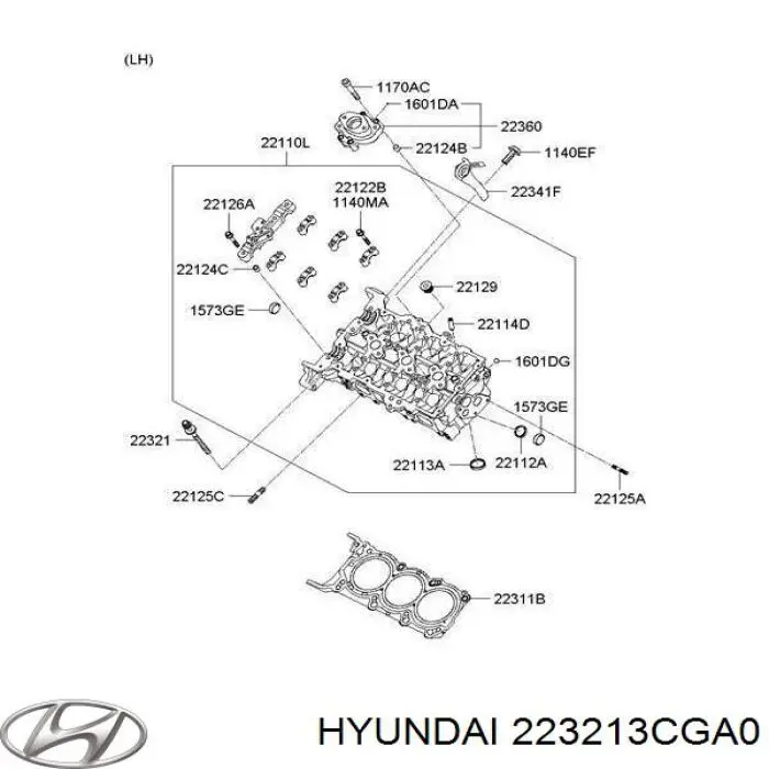 Parafuso de cabeça de motor (CBC) Hyundai/Kia 223213CGA0 preço, a partir de 8,99 USD