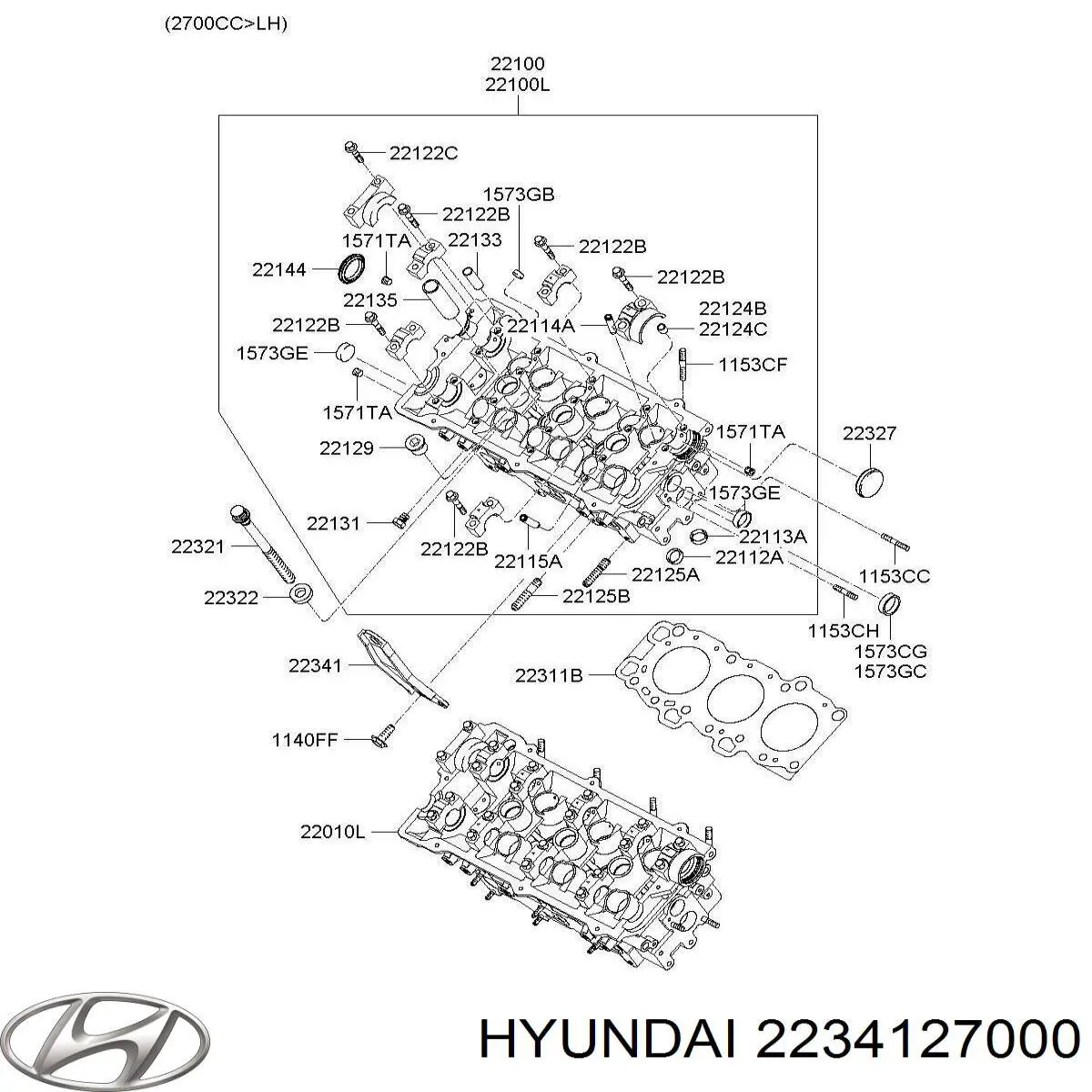  Hyundai/Kia 2234127000 preço, a partir de  