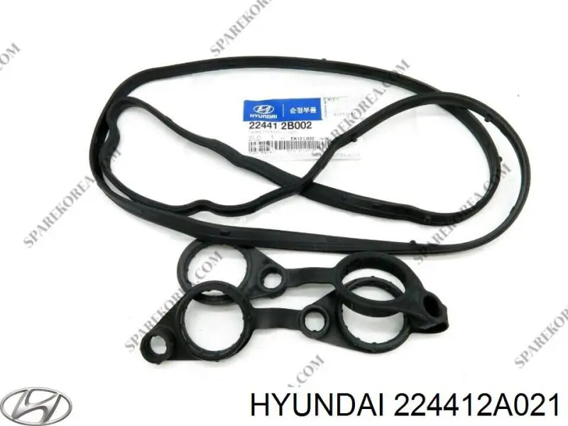 Compre 224412A021 Hyundai/Kia Vedante da tampa de válvulas de motor, anel