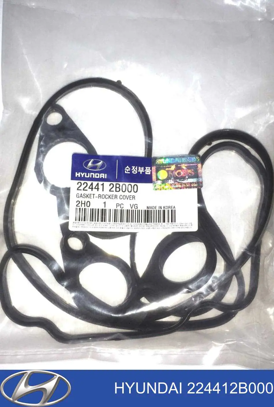 224412B000 Hyundai/Kia Vedante da tampa de válvulas de motor, kit