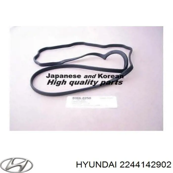 2244142902 Hyundai/Kia Vedante de tampa de válvulas de motor