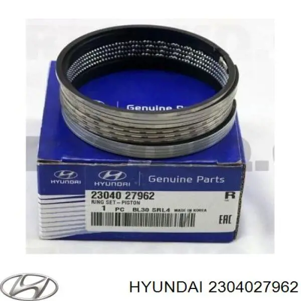 Kit de anéis de pistão de motor, 2ª reparação ( + 0,50) Hyundai/Kia 2304027962 preço, a partir de 29,93 USD