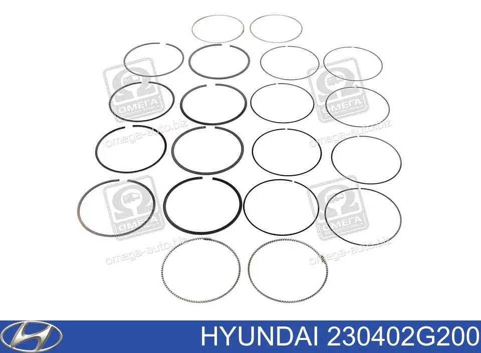 Kit de anéis de pistão de motor, STD. Hyundai/Kia 230402G200 preço, a partir de 53,12 USD