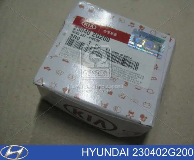 Kit de anéis de pistão de motor, STD. Hyundai/Kia 230402G200 preço, a partir de 55,20 USD