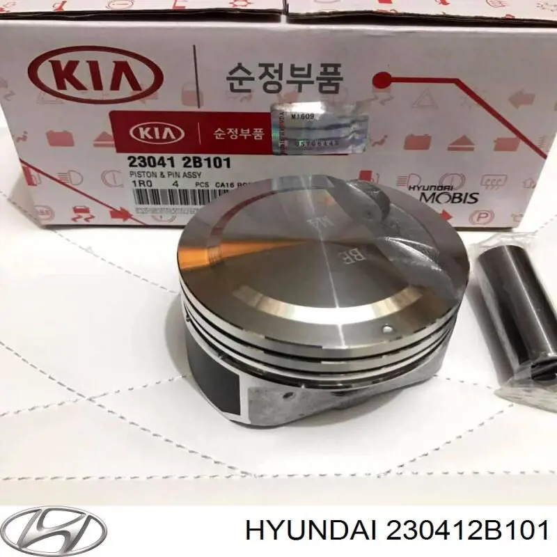 Pistão com passador sem anéis, STD Hyundai/Kia 230412B101 preço, a partir de 38,35 USD