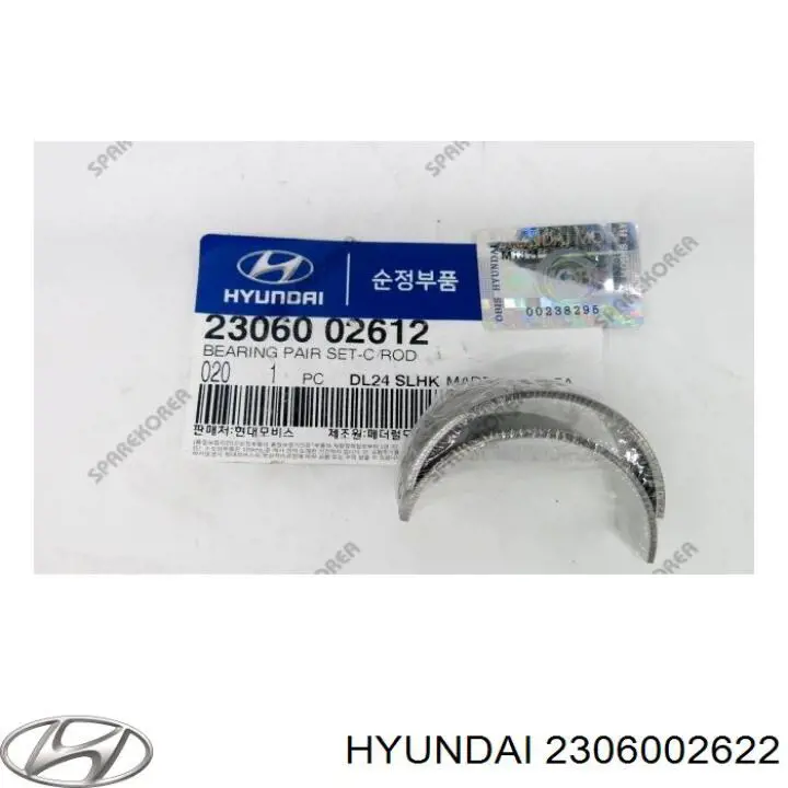 Folhas inseridas de cambota de biela, kit, padrão (STD) Hyundai/Kia 2306002820 preço, a partir de 20,62 USD