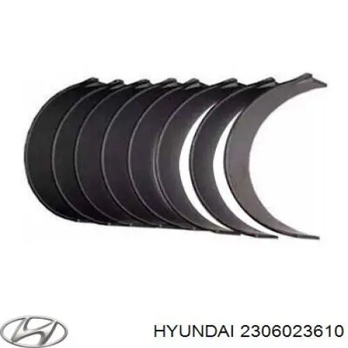 Folhas inseridas de cambota de biela, kit, padrão (STD) Hyundai/Kia 2306023610 preço, a partir de 24,24 USD
