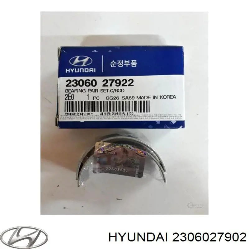 Folhas inseridas de cambota de biela, kit, padrão (STD) Hyundai/Kia 2306027902 preço, a partir de 29,86 USD