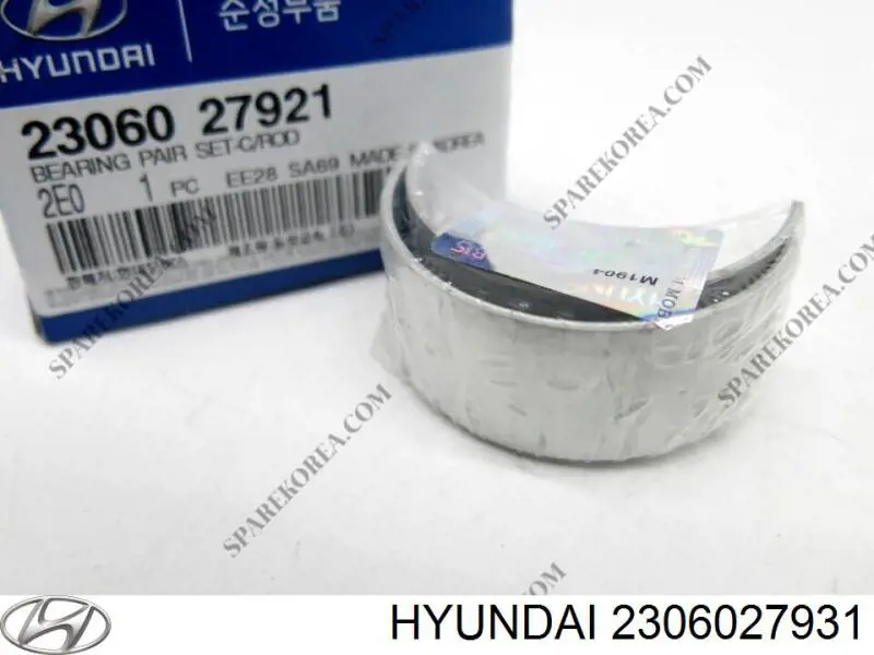 Folhas inseridas de cambota de biela, kit, padrão (STD) Hyundai/Kia 2306027931 preço, a partir de 44,77 USD