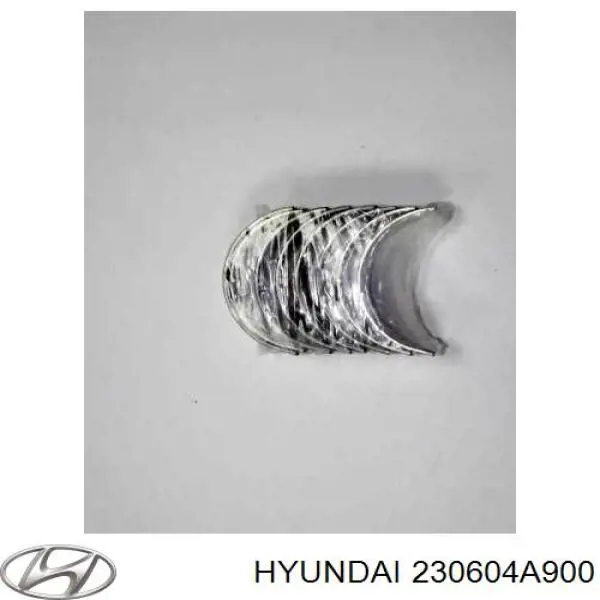 230604A900 Hyundai/Kia Folhas inseridas de cambota de biela, kit, padrão (STD)