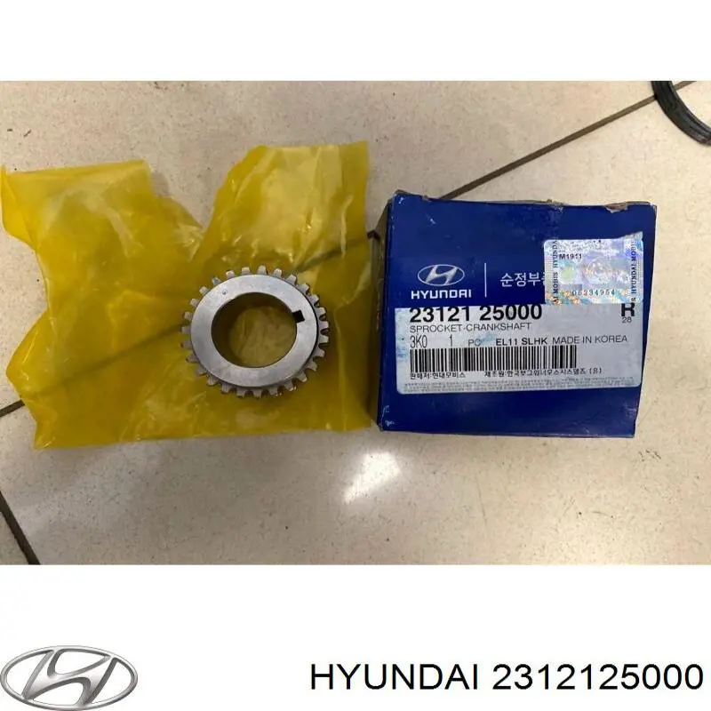 Engrenagem de cadeia da roda dentada de acionamento de cambota de motor Hyundai/Kia 2312125000 preço, a partir de 23,73 USD