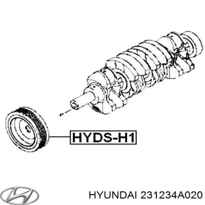 Compre 231234A020 Hyundai/Kia Polia de cambota