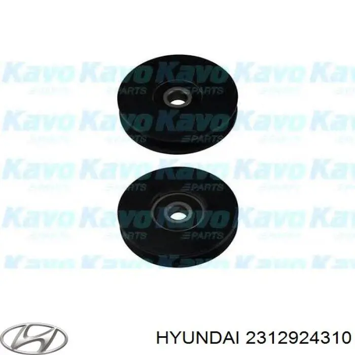 Compre 2312924310 Hyundai/Kia Rolo de reguladora de tensão da correia de transmissão