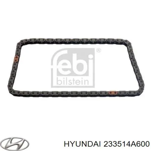 233514A600 Hyundai/Kia Cadeia inferior do mecanismo de distribuição de gás