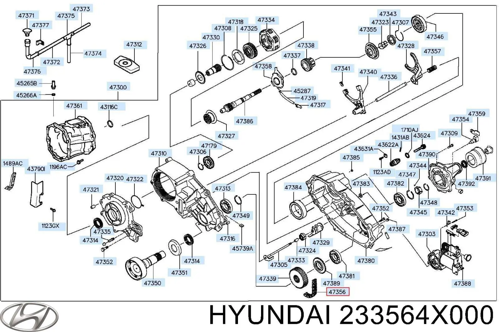 Cadeia de bomba de óleo Hyundai/Kia 233564X000 preço, a partir de 60,62 USD