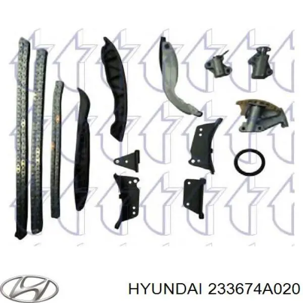 Compre 233674A020 Hyundai/Kia Amortecedor de cadeia de bomba de óleo