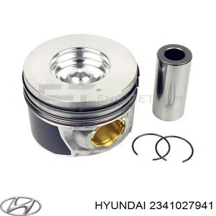 Pistão com passador sem anéis, STD Hyundai/Kia 2341027941 preço, a partir de 122,82 USD