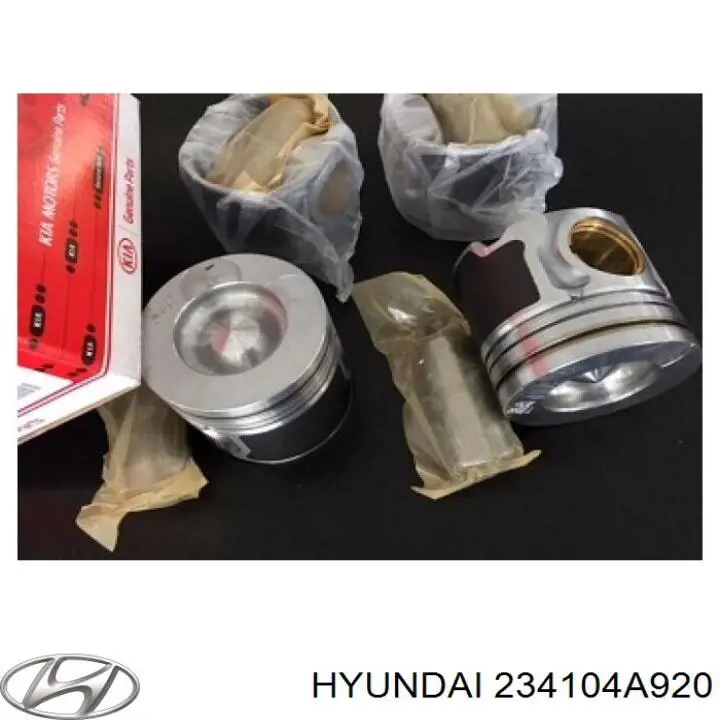 Pistão com passador sem anéis, STD Hyundai/Kia 234104A920 preço, a partir de 95,82 USD