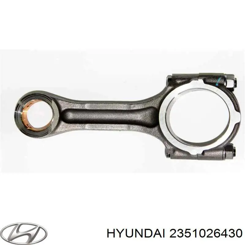 Biela de pistão de motor Hyundai/Kia 2351026430 preço, a partir de 161,95 USD