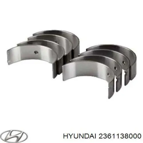 Folhas inseridas de cambota de biela, kit, padrão (STD) Hyundai/Kia 2361138000 preço, a partir de 15,26 USD
