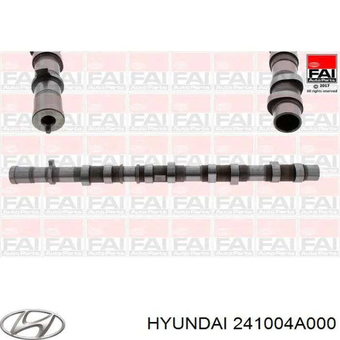 Árvore distribuidora esquerda de motor Hyundai/Kia 241004A000 preço, a partir de 125,14 USD
