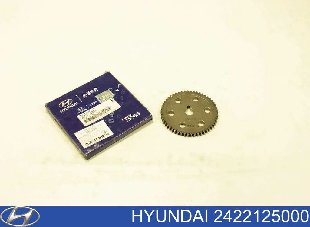 2422125000 Hyundai/Kia Engrenagem de cadeia de roda dentada da árvore distribuidora de escape de motor