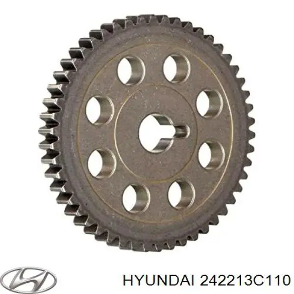 Engrenagem de cadeia da roda dentada da árvore distribuidora de motor Hyundai/Kia 242213C100 preço, a partir de 33,12 USD