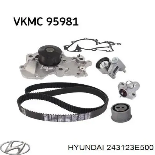 Compre 243123E500 Hyundai/Kia Correia do mecanismo de distribuição de gás