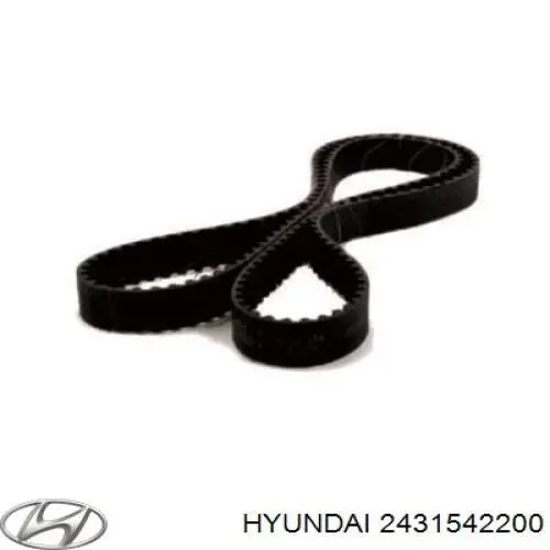 Correia do mecanismo de distribuição de gás 2431542200 Hyundai/Kia