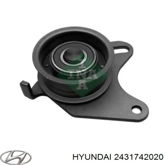 Rolo de reguladora de tensão da correia do mecanismo de distribuição de gás Hyundai/Kia 2431742020 preço, a partir de 59,85 USD