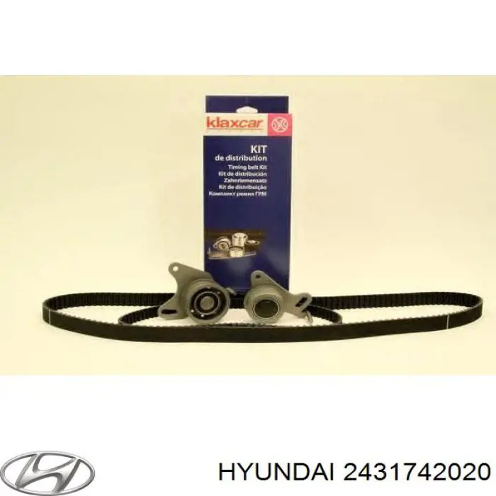 Compre 2431742020 Hyundai/Kia Rolo de reguladora de tensão da correia do mecanismo de distribuição de gás