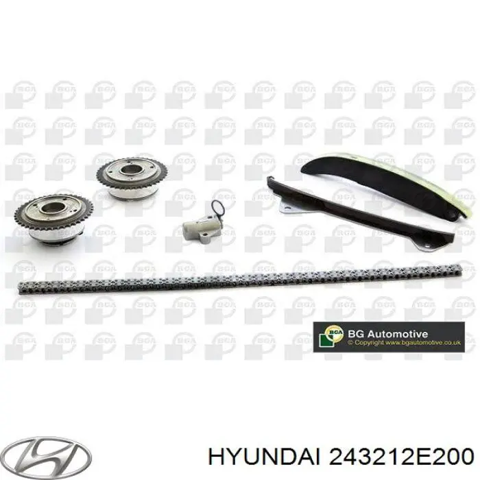 Cadeia do mecanismo de distribuição de gás Hyundai/Kia 243212E200 preço, a partir de 54,96 USD