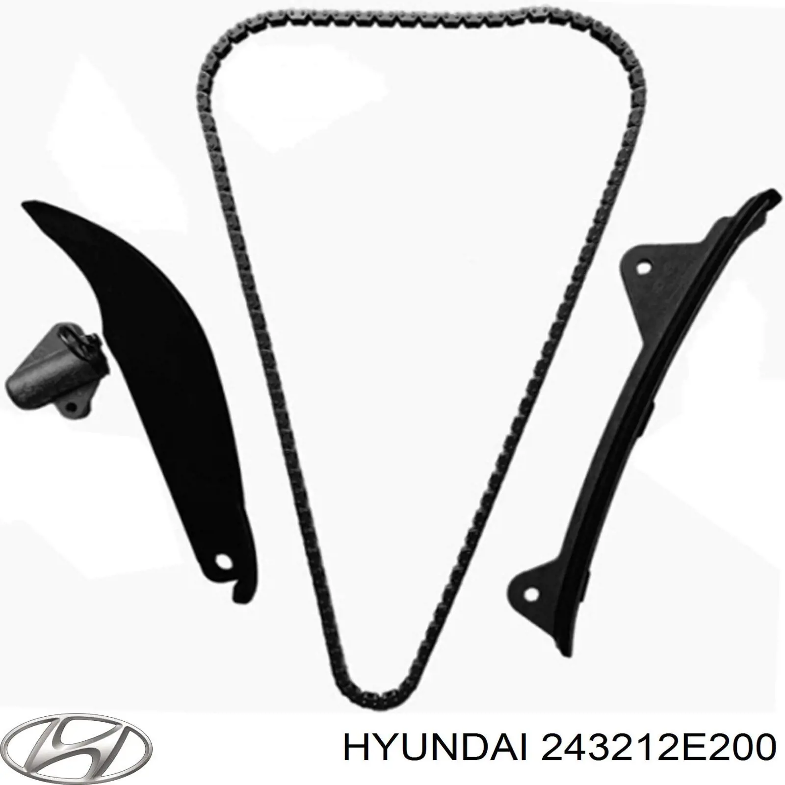 Cadeia do mecanismo de distribuição de gás Hyundai/Kia 243212E200 preço, a partir de 49,31 USD