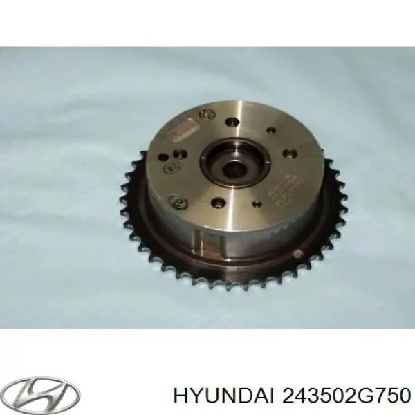 Engrenagem de cadeia de roda dentada da árvore distribuidora de admissão de motor Hyundai/Kia 243502G750 preço, a partir de 65,92 USD