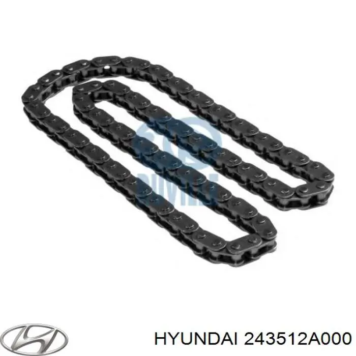 Compre 243512A000 Hyundai/Kia Cadeia do mecanismo de distribuição de gás