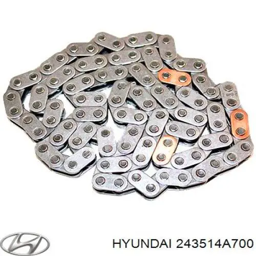 Compre 243514A700 Hyundai/Kia Cadeia do mecanismo de distribuição de gás