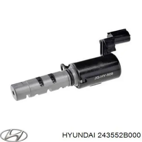 Válvula eletromagnética de posição (de fases) da árvore distribuidora Hyundai/Kia 243552B000 preço, a partir de 29,33 USD