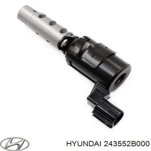 Compre 243552B000 Hyundai/Kia Válvula eletromagnética de posição (de fases) da árvore distribuidora