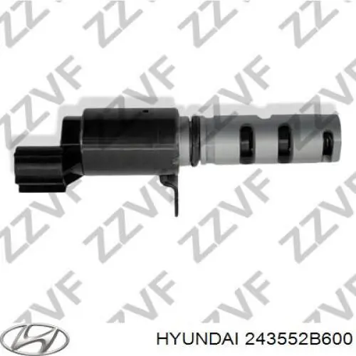 243552B600 Hyundai/Kia Válvula eletromagnética de posição (de fases) da árvore distribuidora