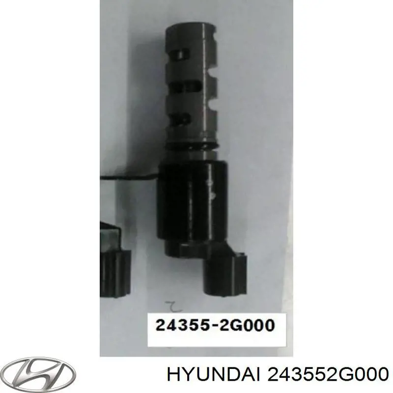 Válvula eletromagnética de posição (de fases) da árvore distribuidora Hyundai/Kia 243552G000 preço, a partir de 80,16 USD