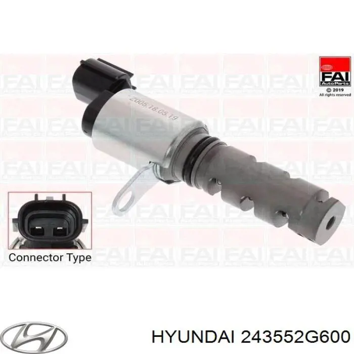 Válvula de regulação de pressão de óleo Hyundai/Kia 243552G600 preço, a partir de 41,06 USD