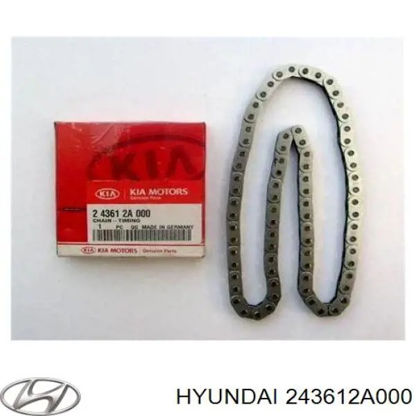 Compre 243612A000 Hyundai/Kia Cadeia inferior do mecanismo de distribuição de gás