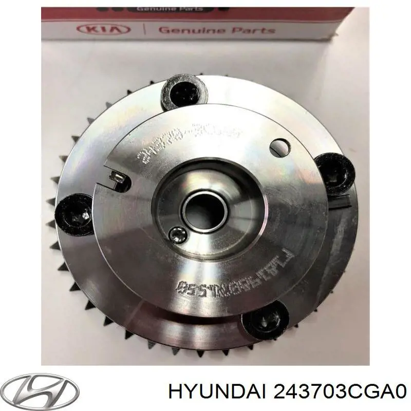 Engrenagem de cadeia de roda dentada da árvore distribuidora de escape de motor Hyundai/Kia 243703CGA0 preço, a partir de 129,45 USD