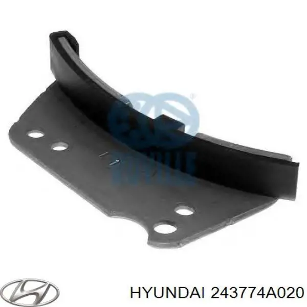 Amortecedor de cadeia do mecanismo de distribuição de gás, inferior Hyundai/Kia 243774A020 preço, a partir de 9,07 USD