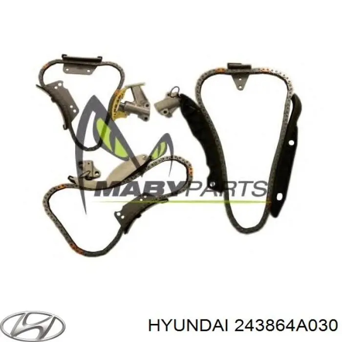 Amortecedor de cadeia do mecanismo de distribuição de gás, direito Hyundai/Kia 243864A020 preço, a partir de 19,12 USD