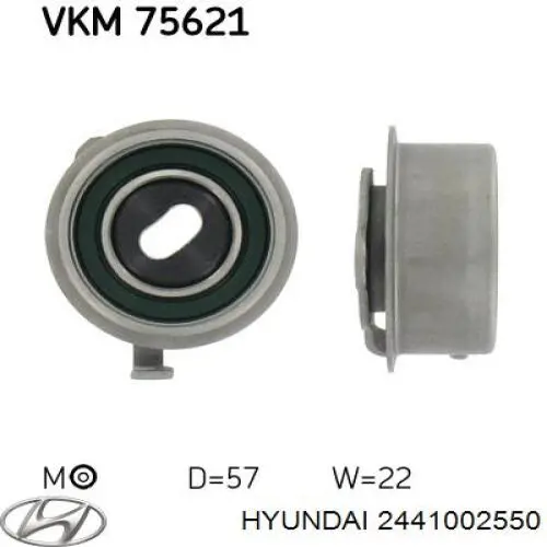 Reguladora de tensão da correia do mecanismo de distribuição de gás Hyundai/Kia 2441002550 preço, a partir de 16,88 USD