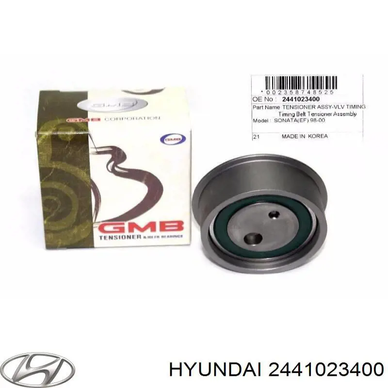 Compre 2441023400 Hyundai/Kia Rolo de reguladora de tensão da correia do mecanismo de distribuição de gás