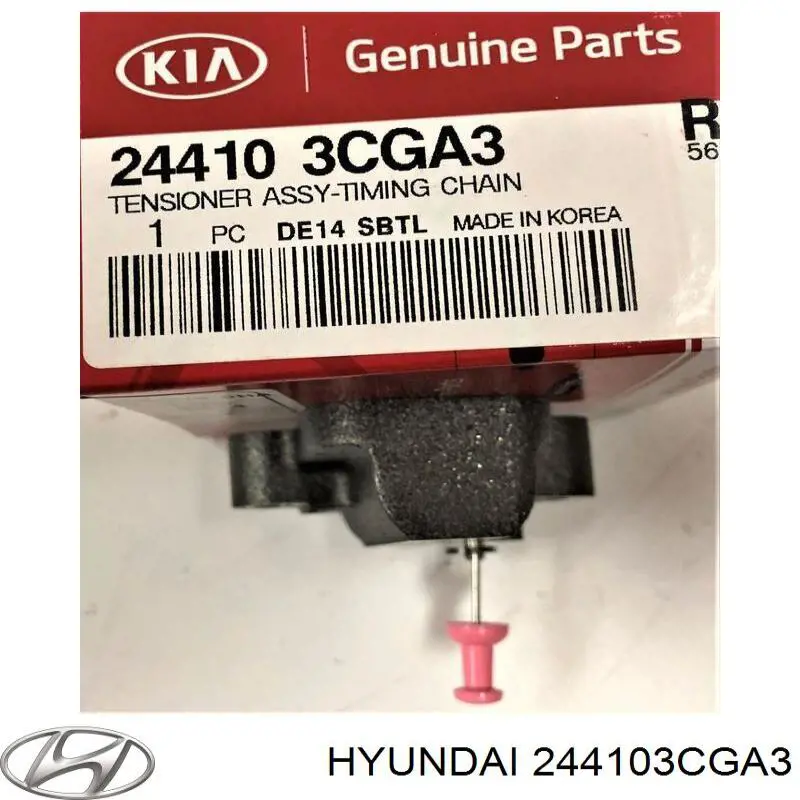 Reguladora de tensão da cadeia do mecanismo de distribuição de gás Hyundai/Kia 244103CGA3 preço, a partir de 51,54 USD