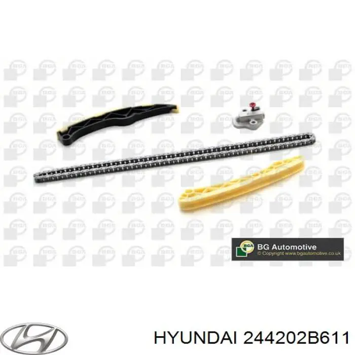 244202B611 Hyundai/Kia Sapato de reguladora de tensão da cadeia do mecanismo de distribuição de gás
